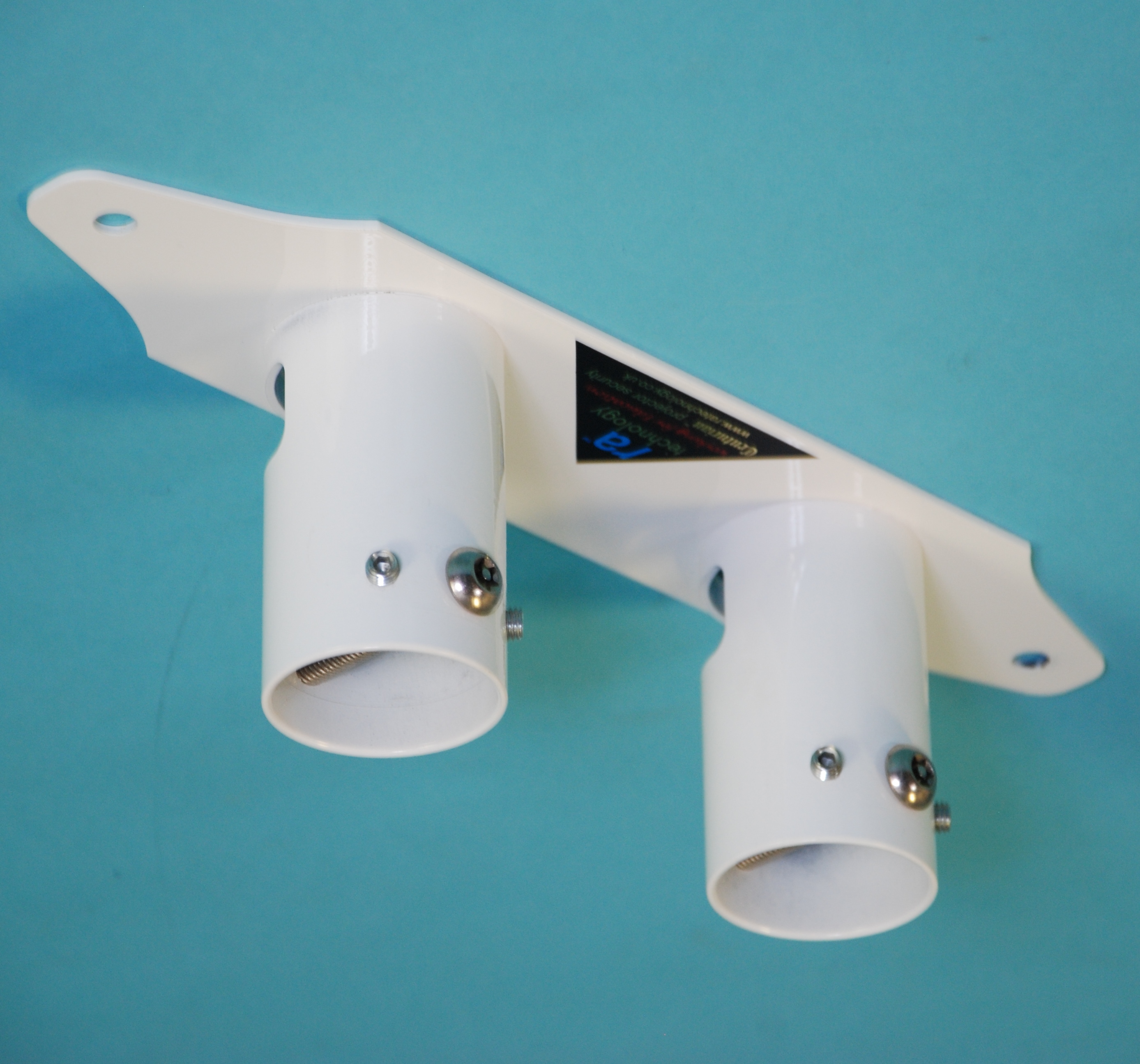 RA Double Pole Ceiling Mount with 2 point fixing